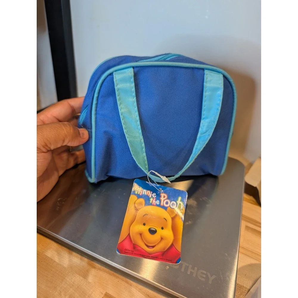 Disney Winnie the‎ Pooh Blue Vinyl Childrens bag with Tags Cute